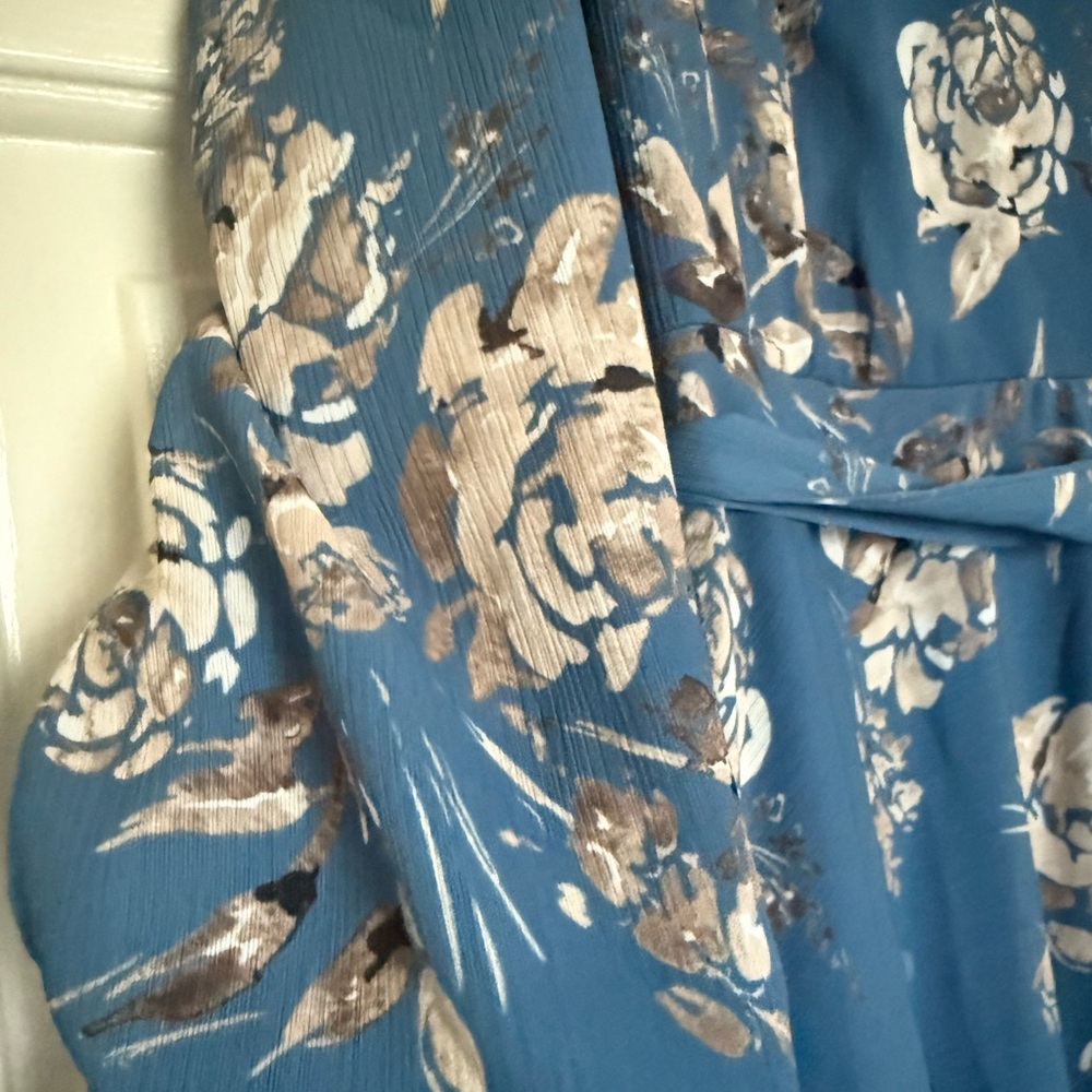 Butik Sare Blue Floral maxi dress - Picture 4 of 9